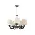 Opviq Luster Fiona, 15x10x13cm, IP20, Krem-crni