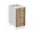 Hanah Home kuhinjski element Minar 4156, 40 cm, beli / dore