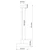 Rea Light Selene HN8398-CU/B/G Visilica, E27, 60W, O30cm, Zlatna
