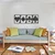 Atelier Del Sofa Zidna dekoracija Bedbin, 110x40 cm, 1.2mm, Crna