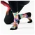 Ženske nogavice Smartwool Run Targeted Cushion Sporty Pattern Crew Dusty Teal M