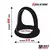 Beast Rings Double Silicone Ring 45mm Black
