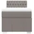 Vidaxl Box spring postelja z vzmetnico taupe 100x200 cm blago