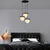 Opviq Luster Anemon-13832, 55x55x110cm, IP20, Crno-beli