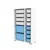 HANAH HOME Višenamenska polica Rine 2D4K8U White Blue