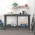 Radni stol siva 140x50x80 cm od masivne borovine