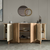 HANAH HOME Komoda Diana Travertine Walnut