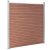 VIDAXL Vrtna ograja WPC 526x186 cm rjava