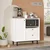 Hanah Home Komoda RE1-W, 88x85x35.5 cm, Bela