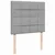 Vidaxl Boxspring postelja z vzmetnico svetlo siva 120x190 cm blago
