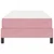 Vidaxl Postelja boxspring z vzmetnico Roza 90 x 200 cm Žamet