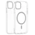 Transparent Color Ring MagSafe maska za iPhone 15 Plus – Siva