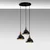 Opviq Luster Varzan-10861, 44x44x117 cm, 3xE27, Crni