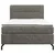 Esposa BOXSPRING POSTELJA 140 cm  x 200 cm , tekstil siva