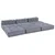 Modularna sofa 4 pcs Siva Tkanina