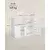 Songmics Kuhinjska omara 40x90x90 cm bela