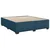 Vidaxl Box spring postelja z vzmetnico modra 200x200 cm žamet