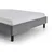 Siva oblazinjena postelja brez letvenega dna 120x200 cm Joker – Meise Möbel
