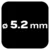 shumee Sveder za kovino HSS-Co, 5,2 mm