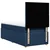 vidaXL vidaXL Box spring postelja z vzmetnico modra 90x190 cm blago, (21291228)