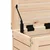 Vrtni tabure 62 x 31,5 x 52 cm od masivne borovine