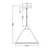 Osram - Luster na sajli PULP 1xE27/9W/230V prečnik 31 cm