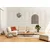 Atelier del Sofa Tulip Corner Left With Pouf Ugaona garnitura, Krem