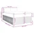 Vidaxl Box spring postelja z vzmetnico črna 160x200 cm blago