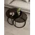 Hanah Home Milas set klub stolova, crna / dimljeno staklo