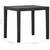 Vrtni stol sivi 79 x 65 x 72 cm plastični