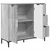 Kreveta Siva Sonoma 89,5 x 33 x 82 cm Konstruirano drvo