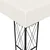 Vidaxl Paviljon 3x4 m krem blago