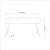 Hanah Home Trpezarijska klupa Stormi Bench 100x39cm Belo-Antracit