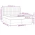 Krevet box spring s madracem LED plavi 180x200 cm od tkanine