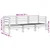 Vidaxl Vrtni kavč trosed trdna borovina