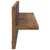 Polica na zidu s policom 2 pcs Staro drvo 80 x 11,5 x 18 cm
