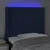 Vidaxl vidaXL Vzglavje postelje z LED modro 103x16x118/128 cm blago