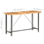 Barski stol 180 x 70 x 107 cm masivno bagremovo drvo