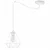 GH VISEČA STOPLOŠNA SVETILKA LESTENC SPIDER loft E27 LED