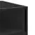 TV ormarić crni 91 x 40 x 46 cm konstruirano drvo i metal