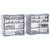 Organizatori s 12 ladica 2 kom 26,5 x 16 x 26 cm