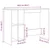 Stol Artisan hrast 102,5x35x75 cm konstruirano drvo