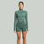 STRIX Women‘s Seamless Cropped Top Moss
