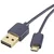 renkforce USB 2.0 A/Micro-B priključni kabel Renkforce 1 m z obojestranskim robom