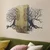 Murmure des Feuilles -1 - Green, Black GreenBlack Decorative Wooden Wall Accessory