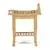 Autronic Tabure Stool, bamboo, natural, DR-B063 NAT