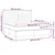 Vidaxl Box spring postelja z vzmetnico LED taupe 180x200 cm blago