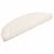 Prostirke za stepenice 30 kom 56x17x3 cm bijele poluokrugle
