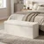 Songmics Shranjevalna klop 38x110x38 cm bela