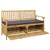 Klupa za pohranu 2 -Seater 148 x 63 x 84 cm Pravokutni